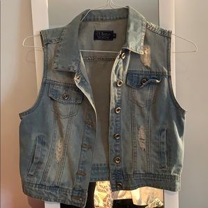 Denim vest